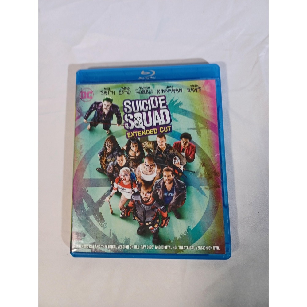 Suicide Squad Extended Cut Blu-ray Warner Bros Will Smith Margot Robbie‎ DC Film